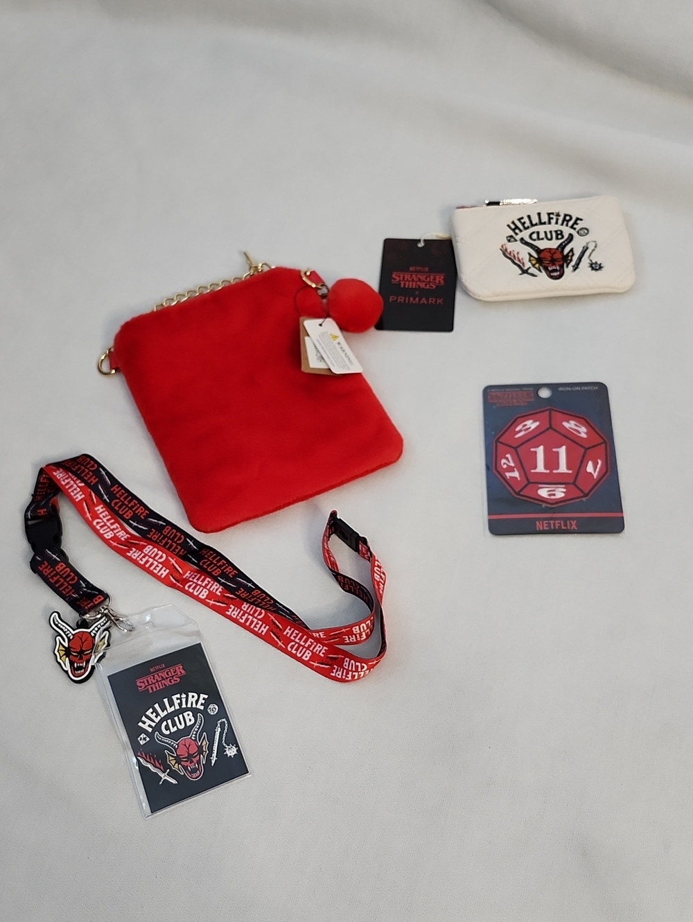 Stranger Things "Hellfire Club" Set with 3am Furry Crossbody Bag